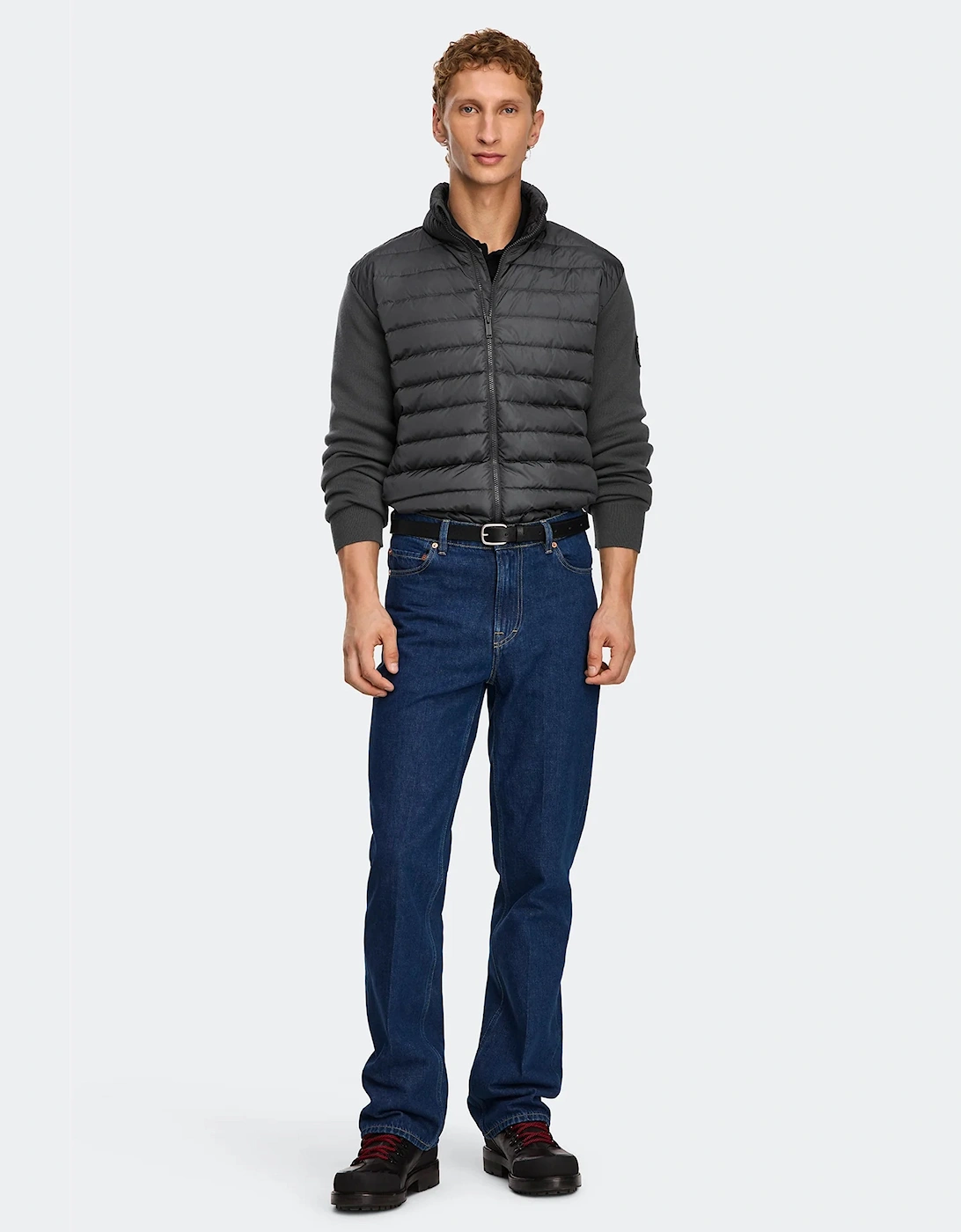 Hybridge Flavio Jacket Black Disc Grey
