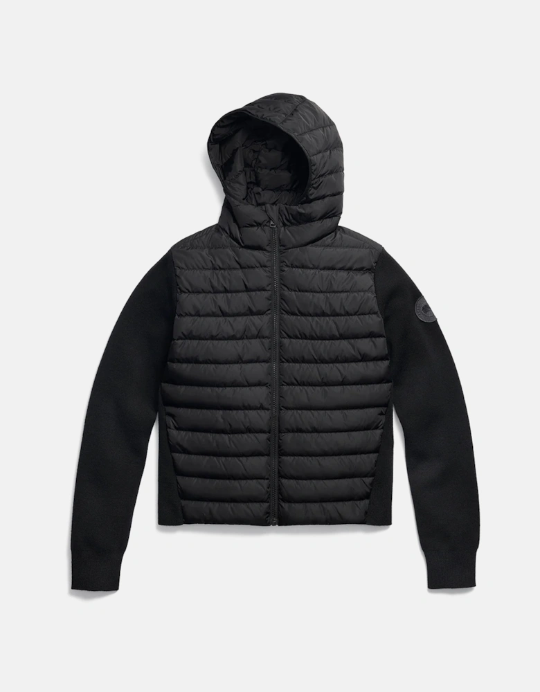 Womens Hybridge Hayes Full Zip Hoody Black
