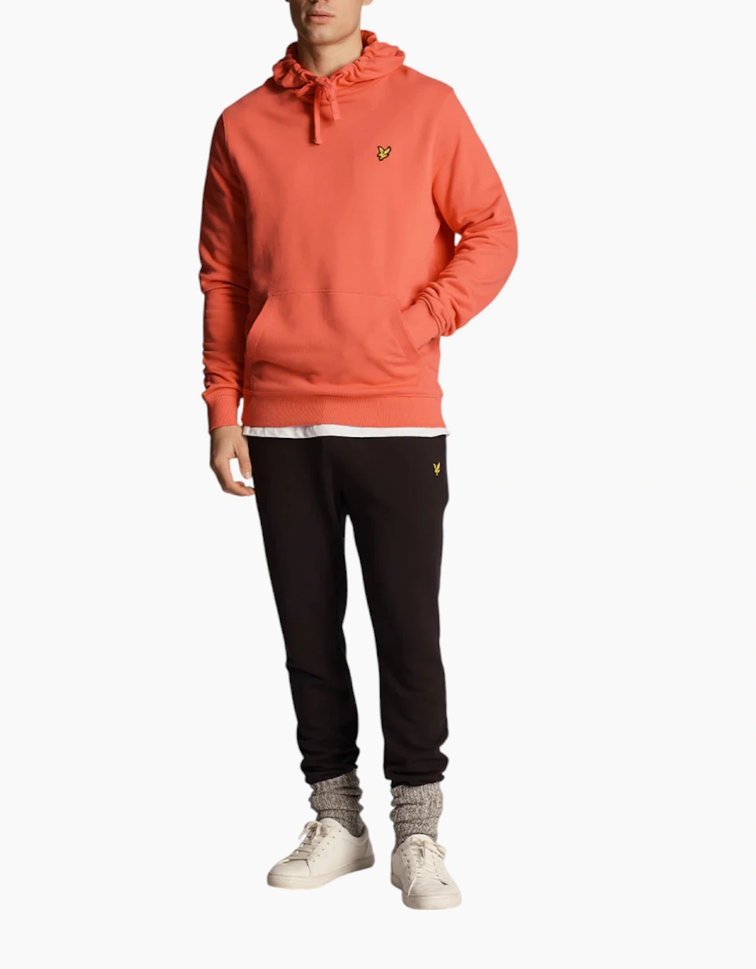 Lyle & Scott Men Hoodies Plain Long Sleeve Pullover Winter Jumpers Casual Top