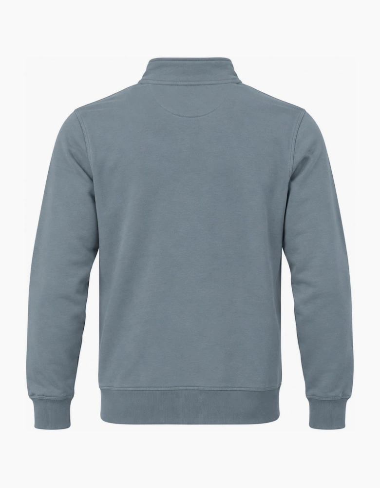 Marshall Artist Marchio 1/4 Zip Sweatshirt Storm Grey