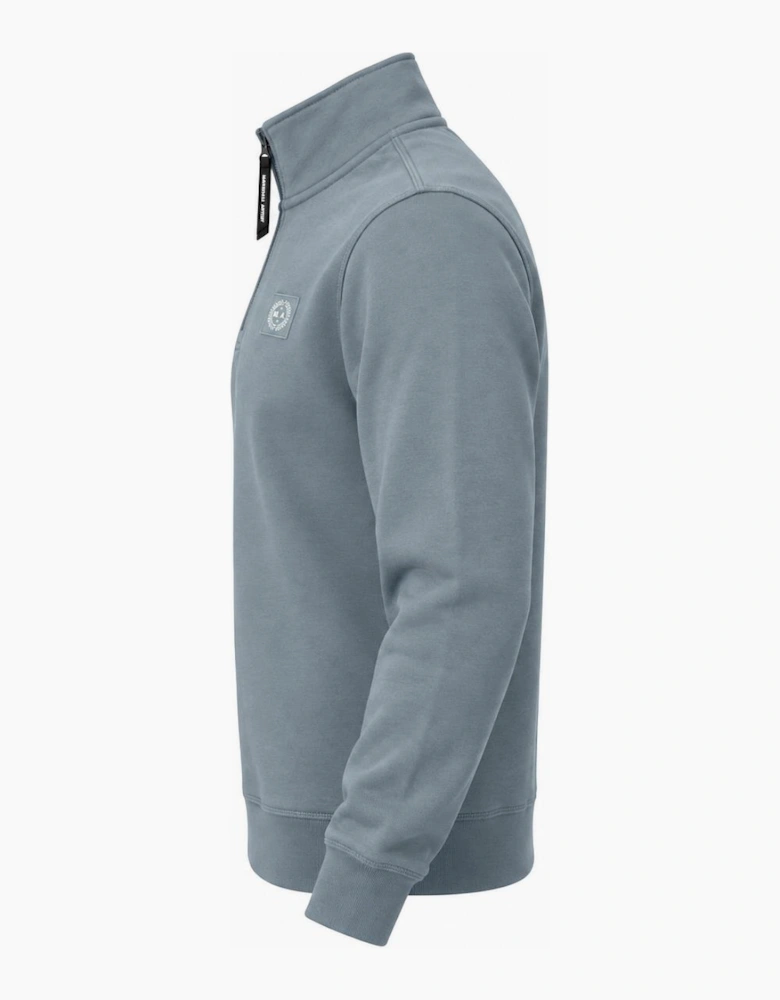 Marshall Artist Marchio 1/4 Zip Sweatshirt Storm Grey