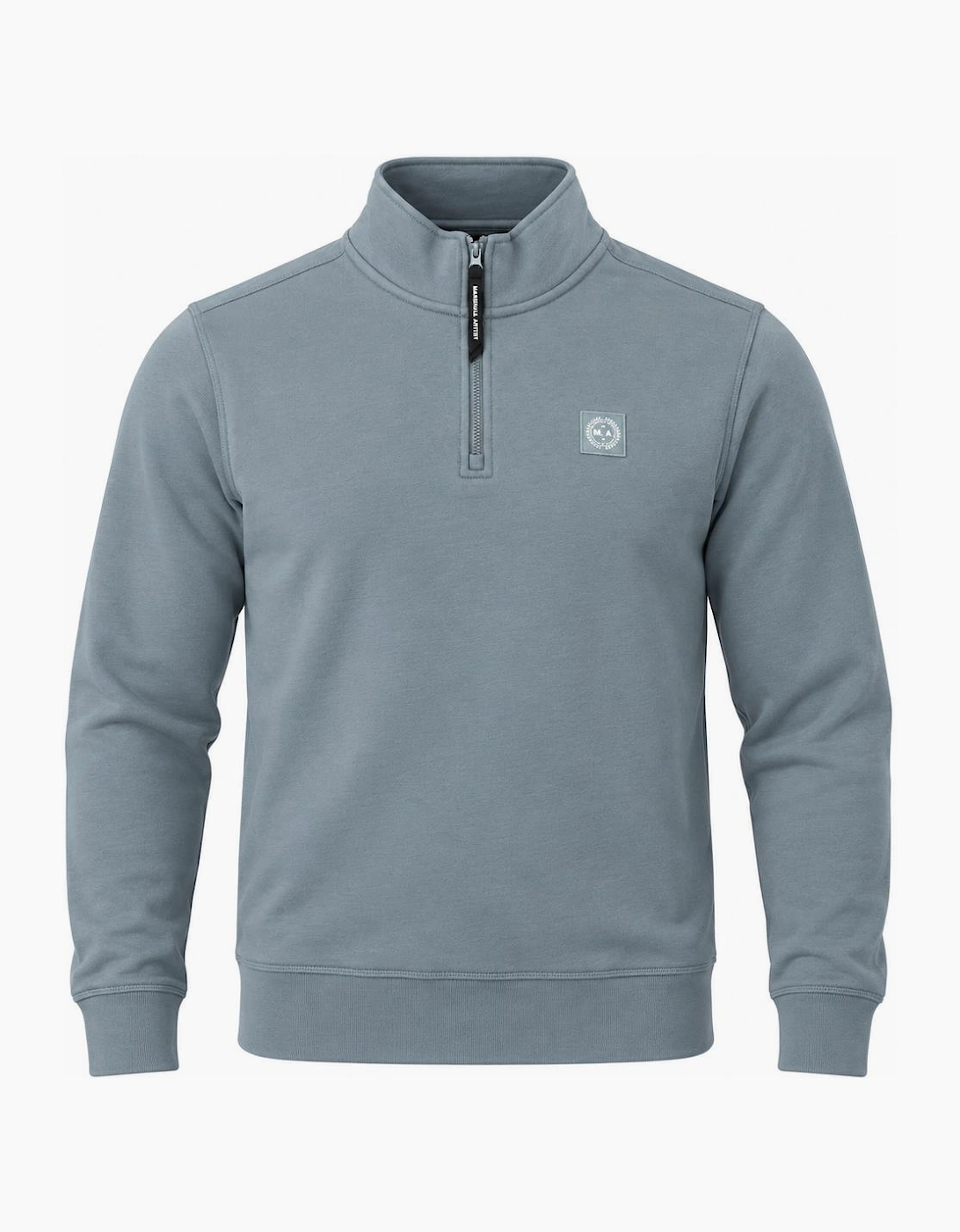 Marshall Artist Marchio 1/4 Zip Sweatshirt Storm Grey
