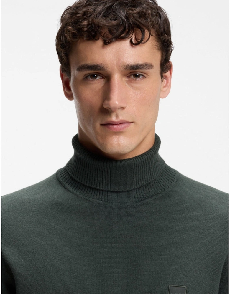 BOSS Orange Akiro S Sweater 377 Open Green