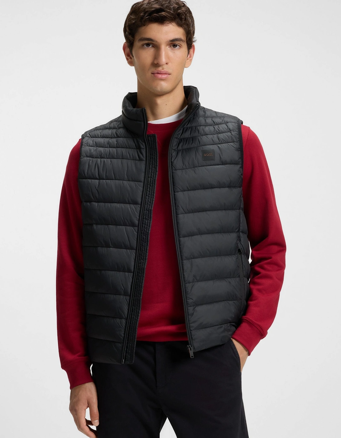 BOSS Orange Odeno2 Gilet 001 Black