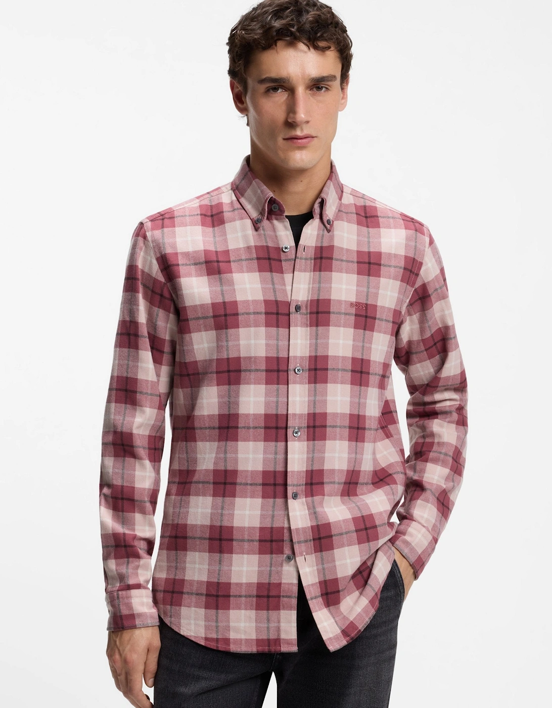BOSS Orange Rickert M Shirt 289467 639 Red