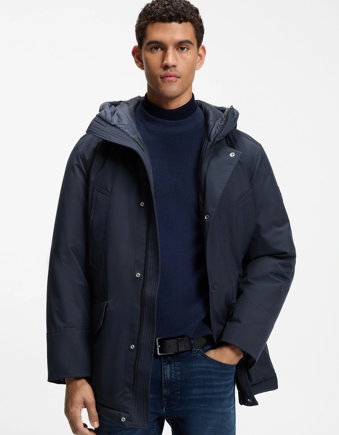 BOSS Orange Osiass1 Jacket 404 Dk Blue