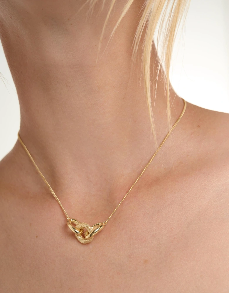 Bind Interlocking Pendant Necklace