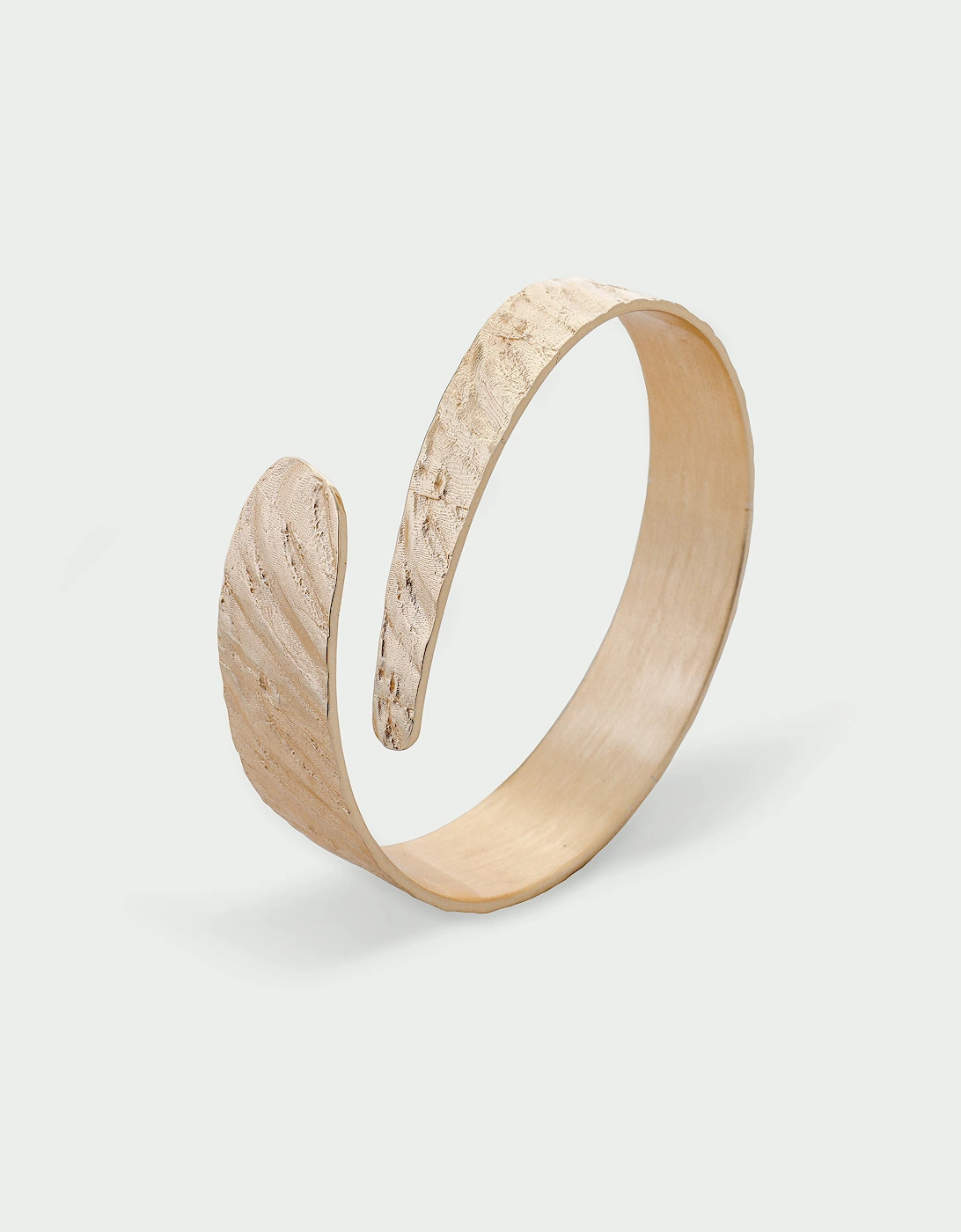 Riva Ripple Textured Wrap Bangle