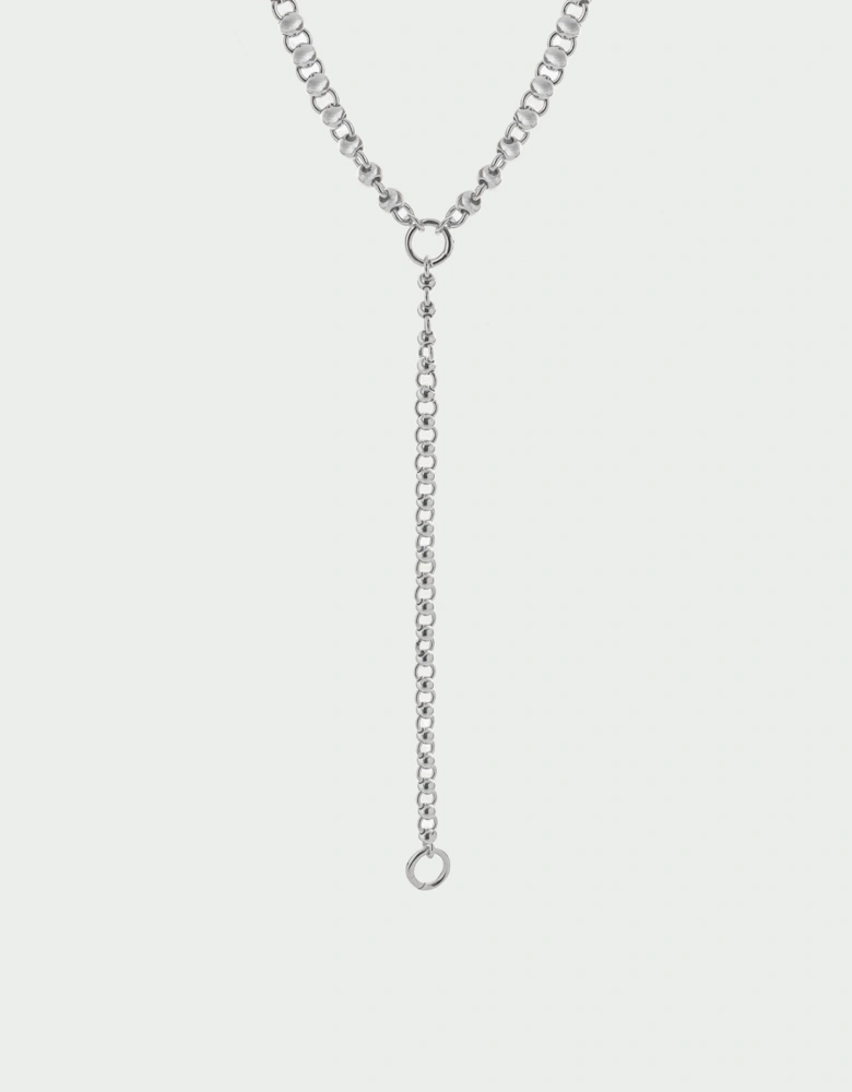 Sphera Long Lariat Chain Necklace with Removable Drop