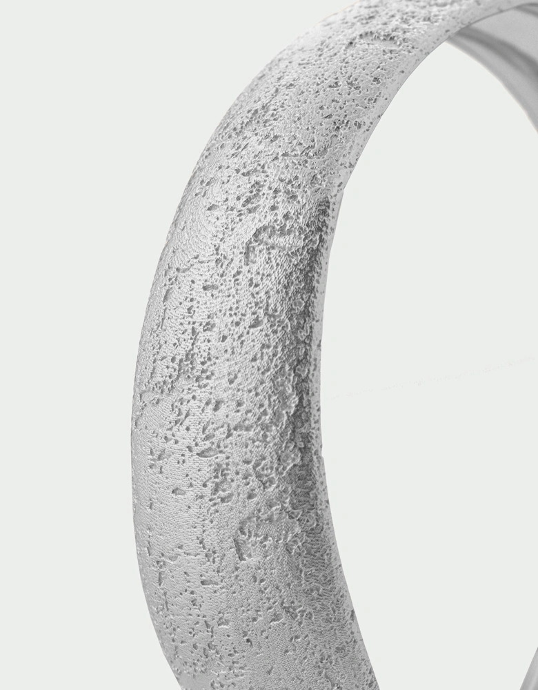 Grain Textured Statement Bangle