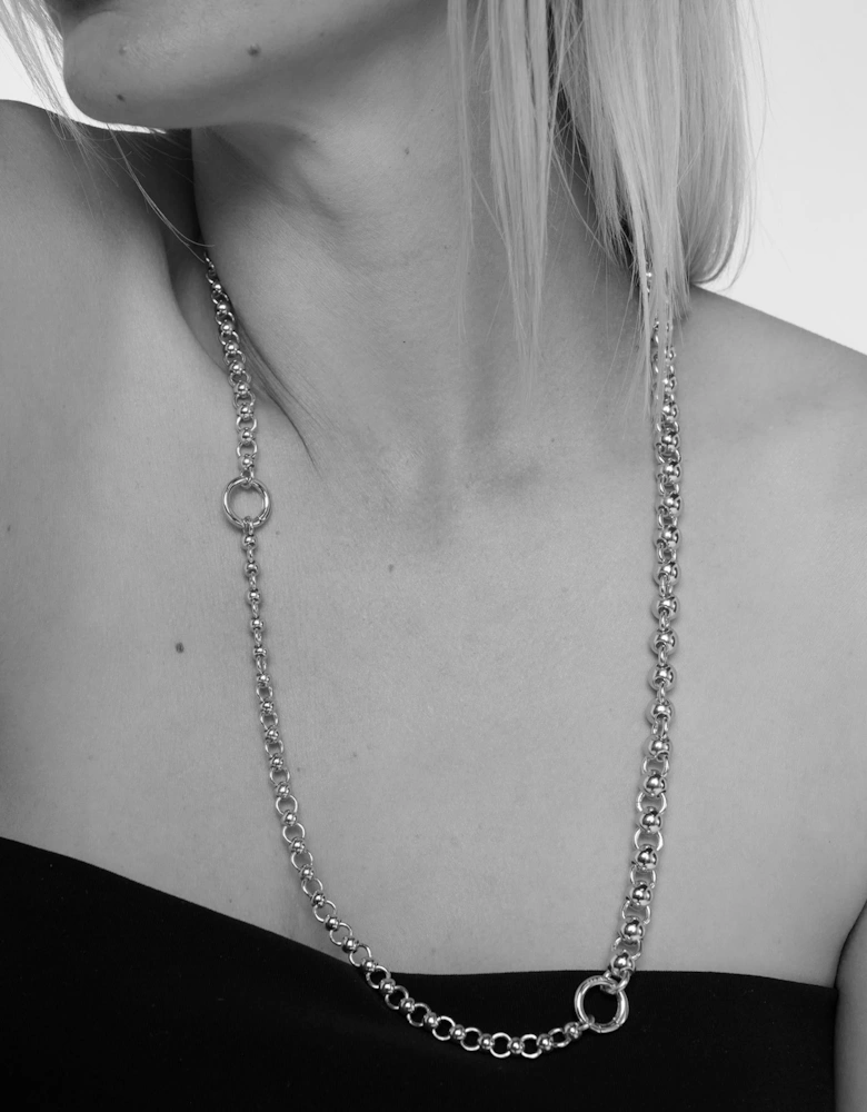Sphera Long Lariat Chain Necklace with Removable Drop