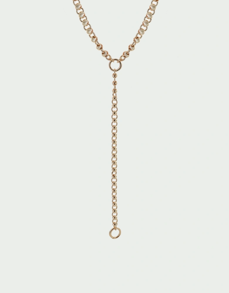 Sphera Long Lariat Chain Necklace with Removable Drop