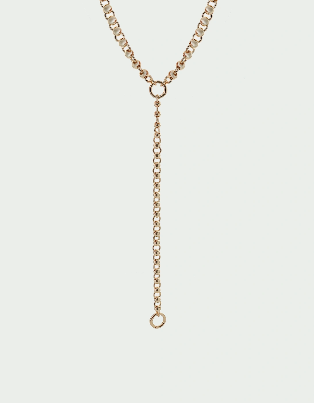 Sphera Long Lariat Chain Necklace with Removable Drop