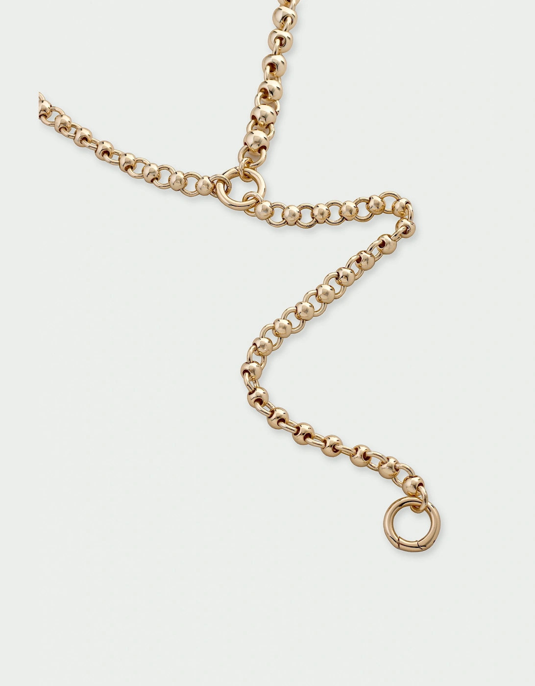 Sphera Long Lariat Chain Necklace with Removable Drop