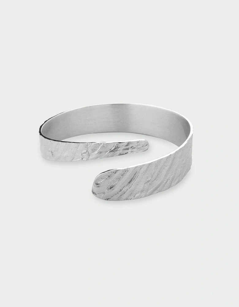 Riva Ripple Textured Wrap Bangle