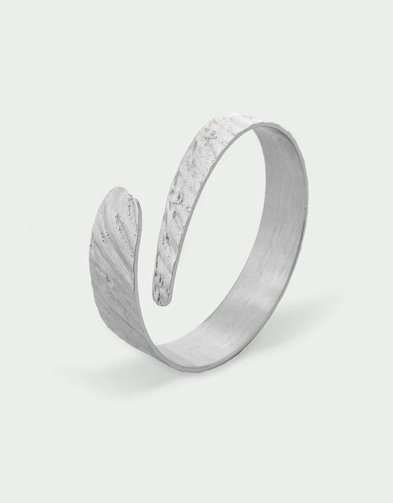 Riva Ripple Textured Wrap Bangle