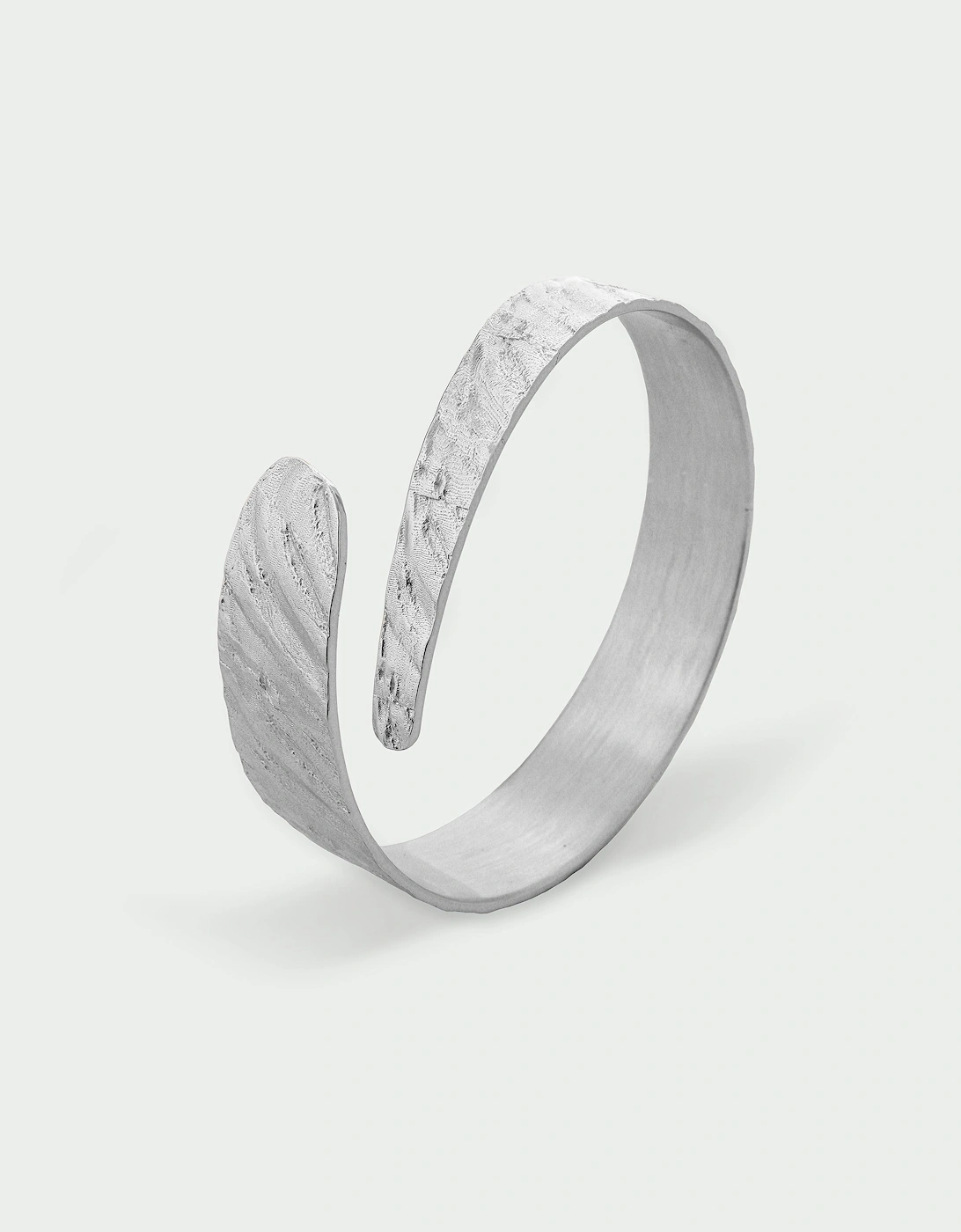 Riva Ripple Textured Wrap Bangle