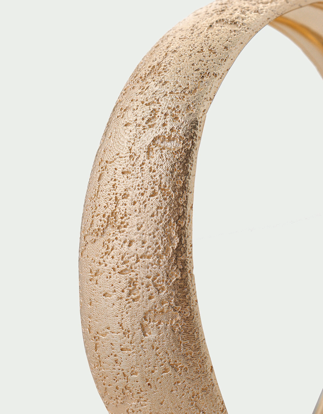 Grain Textured Statement Bangle