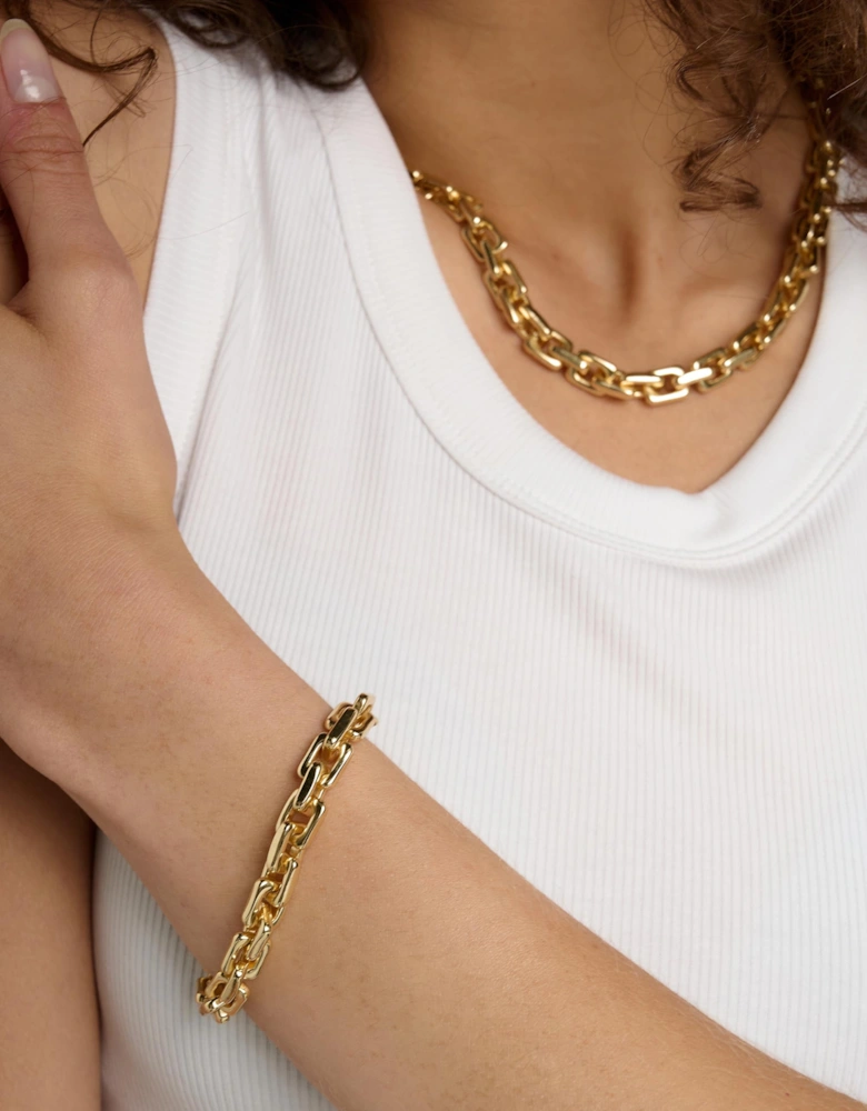 Link Square Link Chain Bracelet