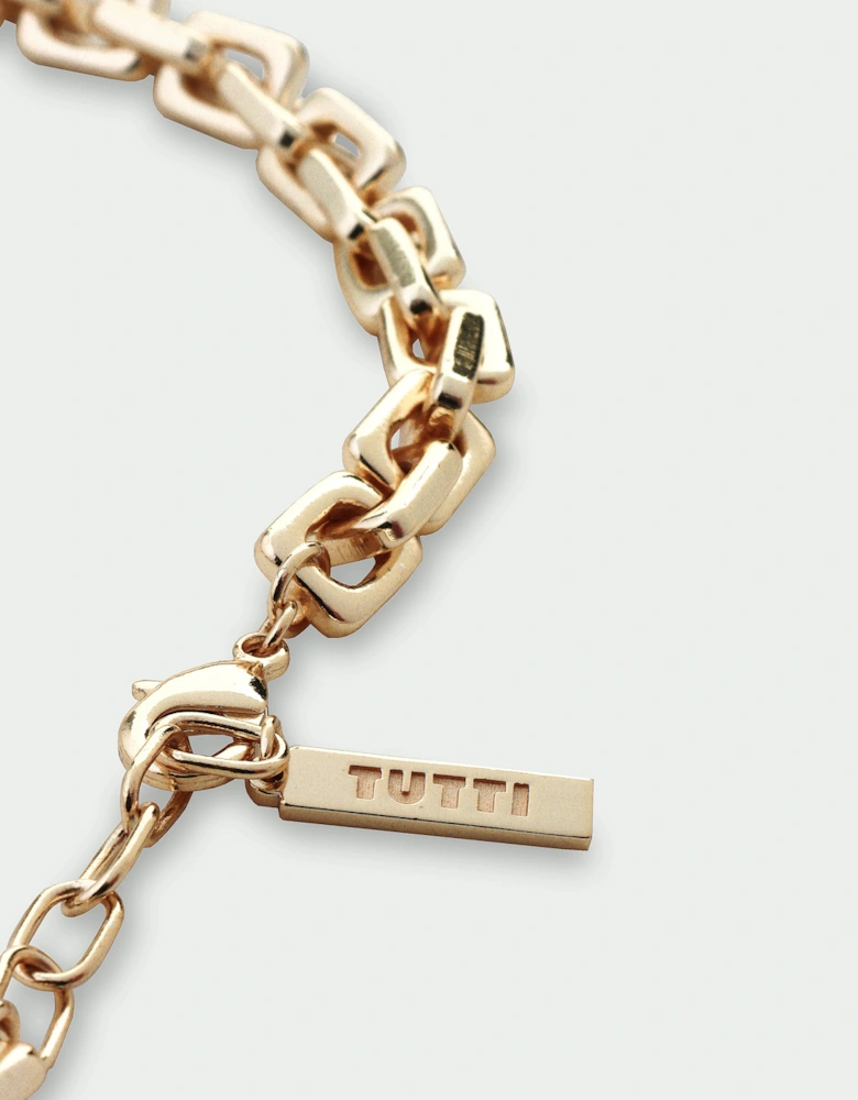 Link Square Link Chain Necklace