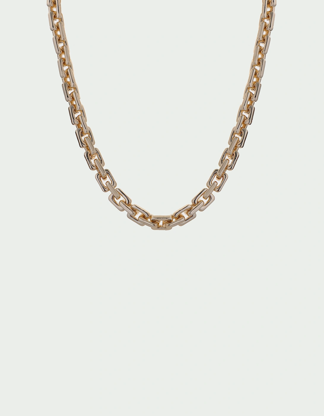 Link Square Link Chain Necklace