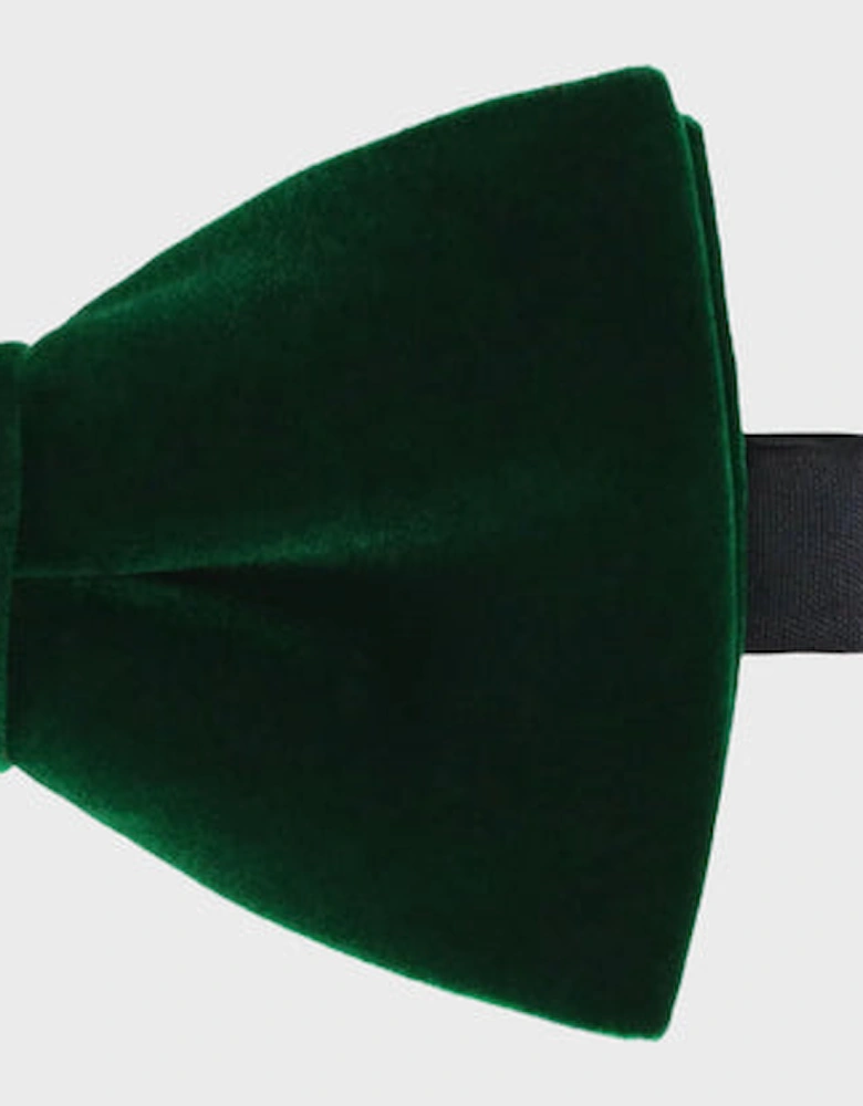 Sophos Dusk Velvet Bow Tie - Green