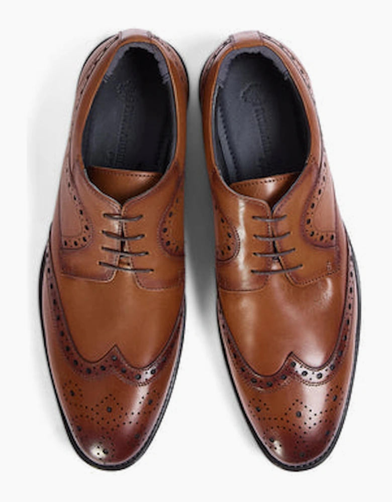Paul Andrew Cambridge Brogue Shoes - Tan