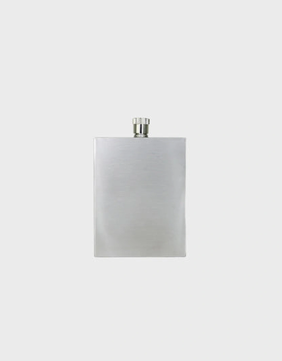 Sophos 3oz Square Hip Flask - Silver Finish