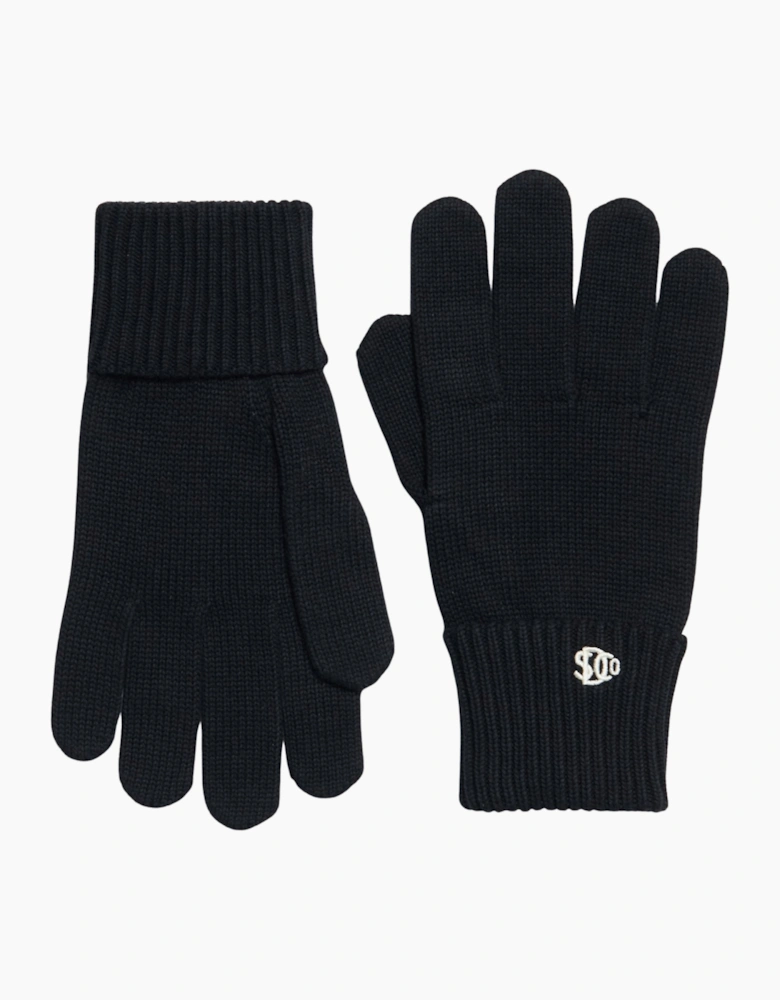 Superdry Mens SD Logo Knitted Gloves