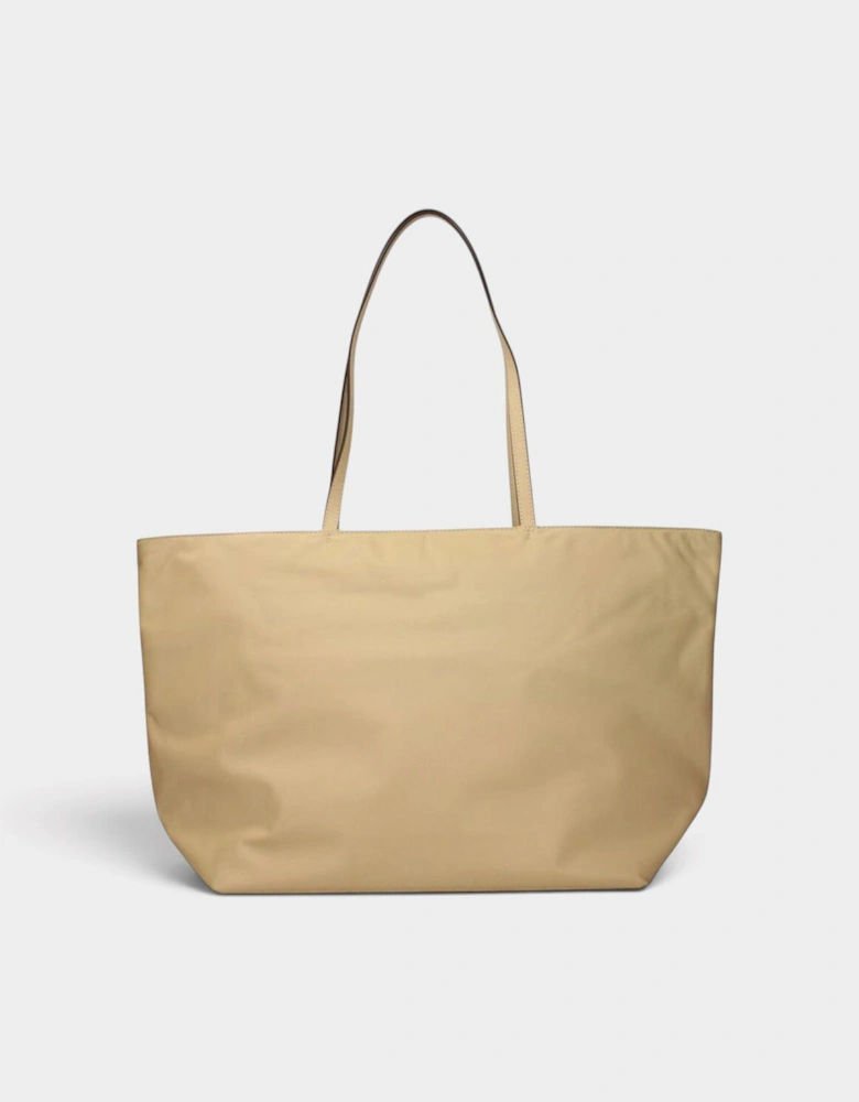 Nylon Tote Bag Praline Beige