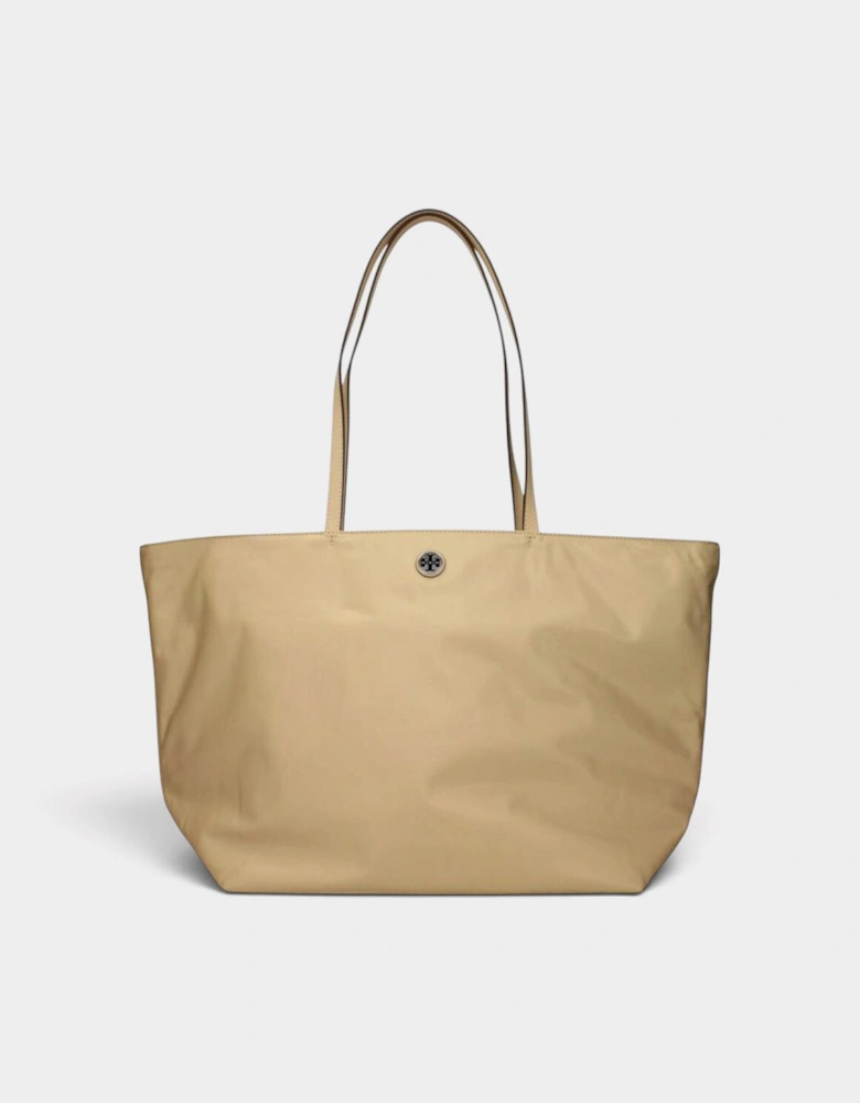 Nylon Tote Bag Praline Beige