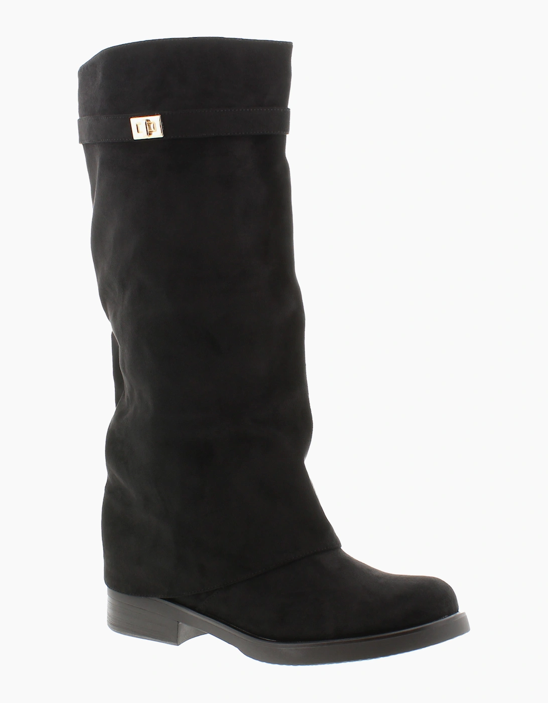 Krush Womens Long Boots Howdy Zip Fastening black UK Size
