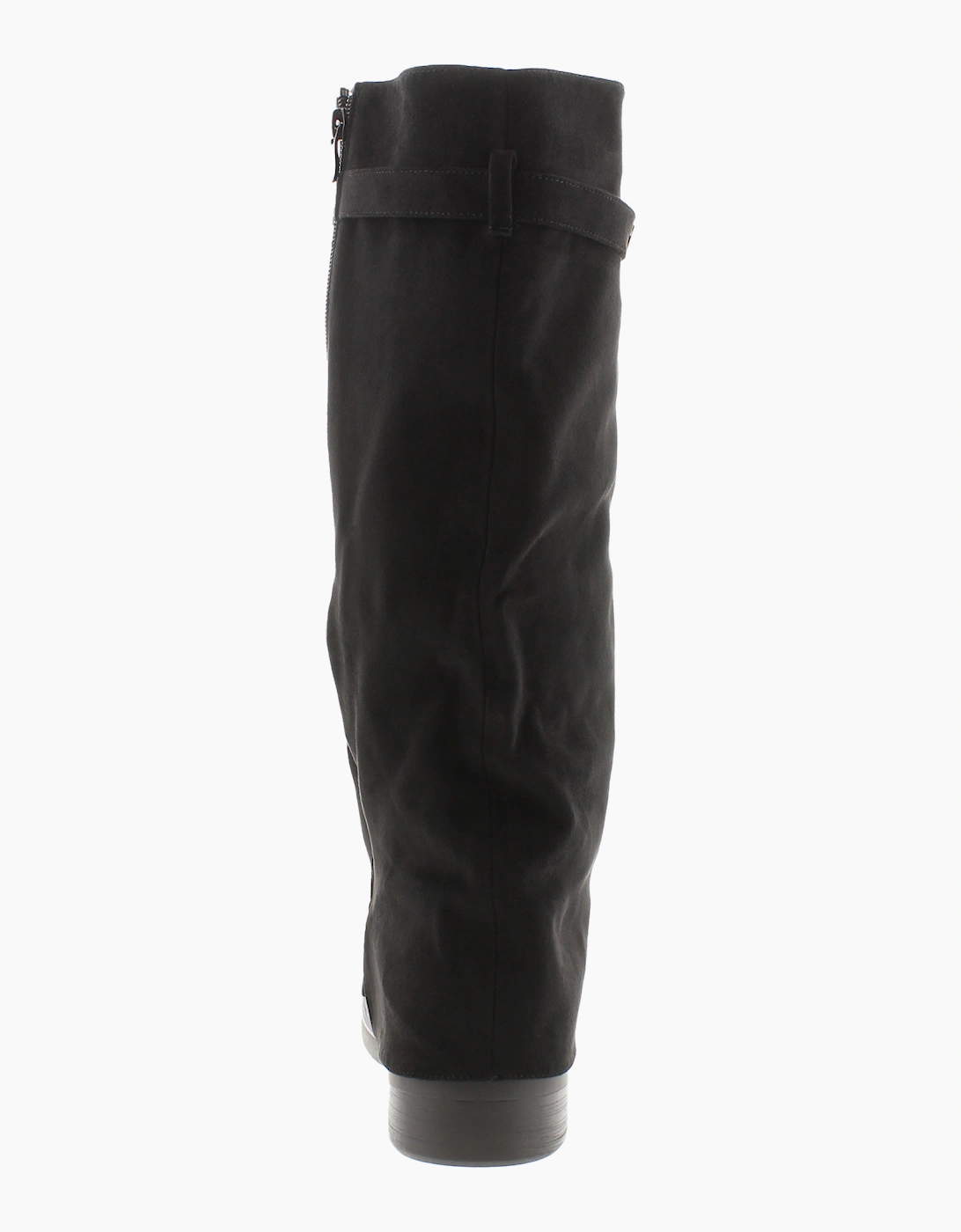 Krush Womens Long Boots Howdy Zip Fastening black UK Size