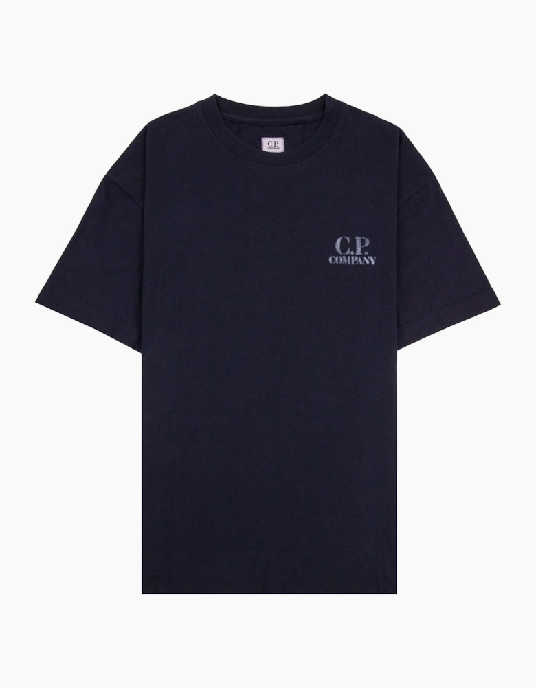 Cp Company 30/1 Jersey Comfort Logo T-Shirt NAVY 888
