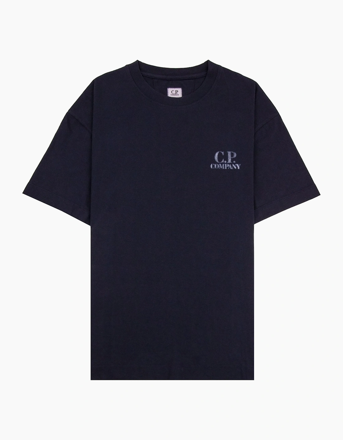 Cp Company 30/1 Jersey Comfort Logo T-Shirt NAVY 888