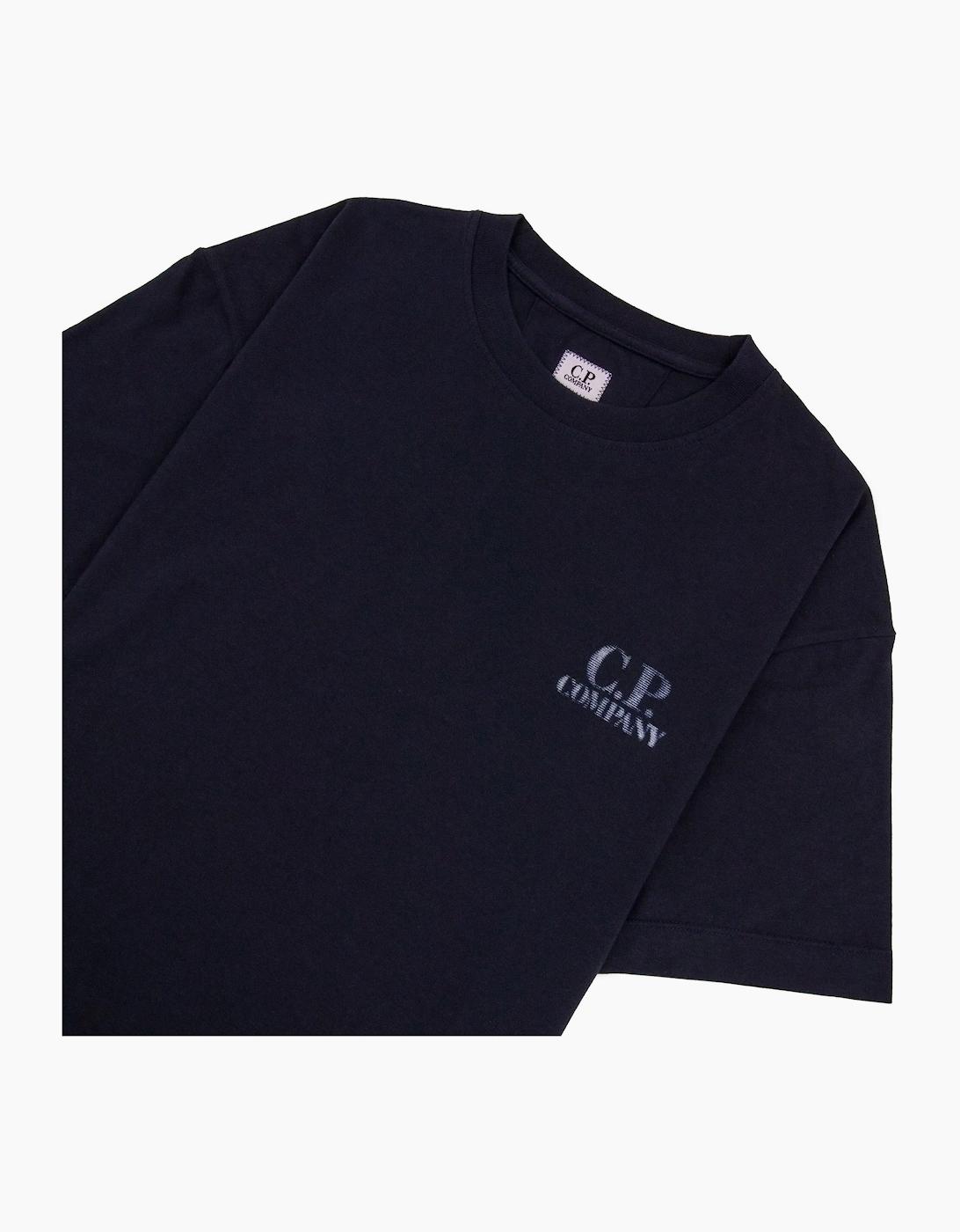 Cp Company 30/1 Jersey Comfort Logo T-Shirt NAVY 888