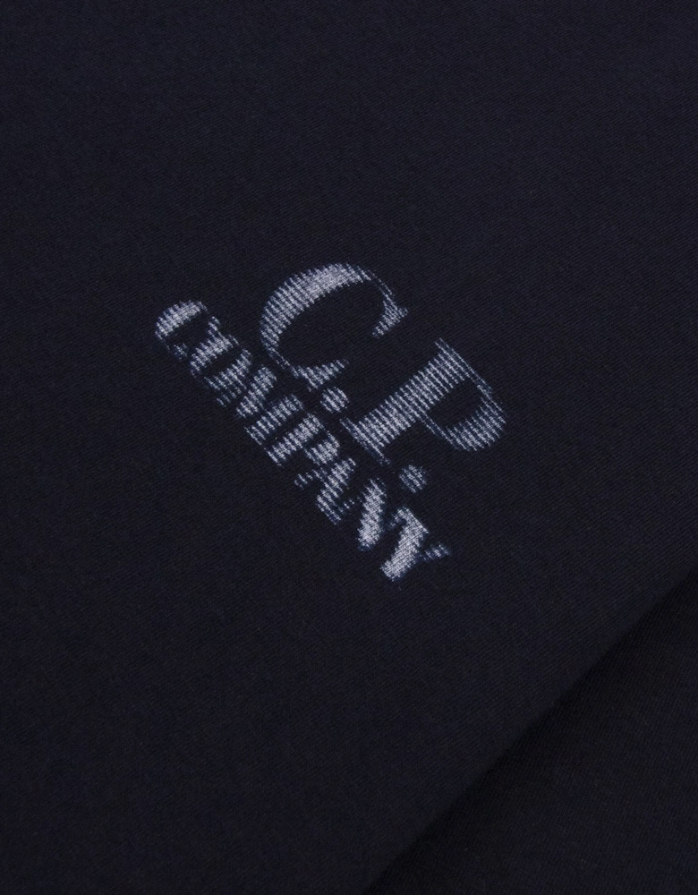 Cp Company 30/1 Jersey Comfort Logo T-Shirt NAVY 888
