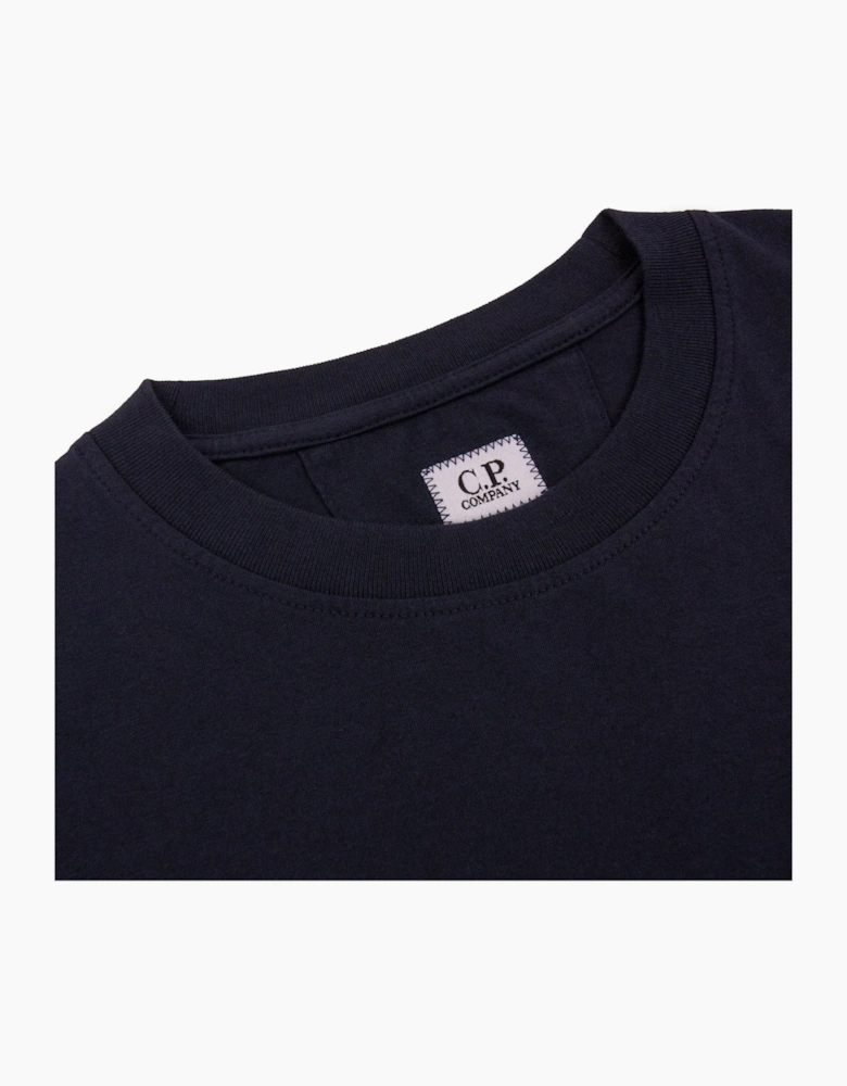 Cp Company 30/1 Jersey Comfort Logo T-Shirt NAVY 888