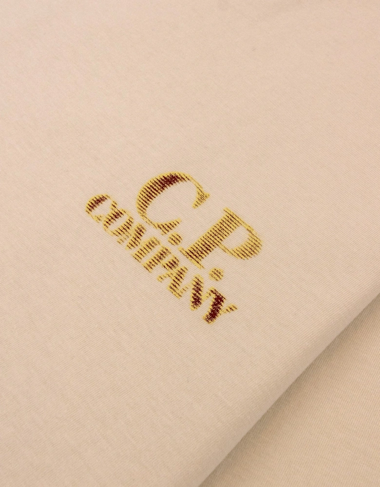 Cp Company 30/1 Jersey Comfort Logo T-Shirt FROZEN DEW 114