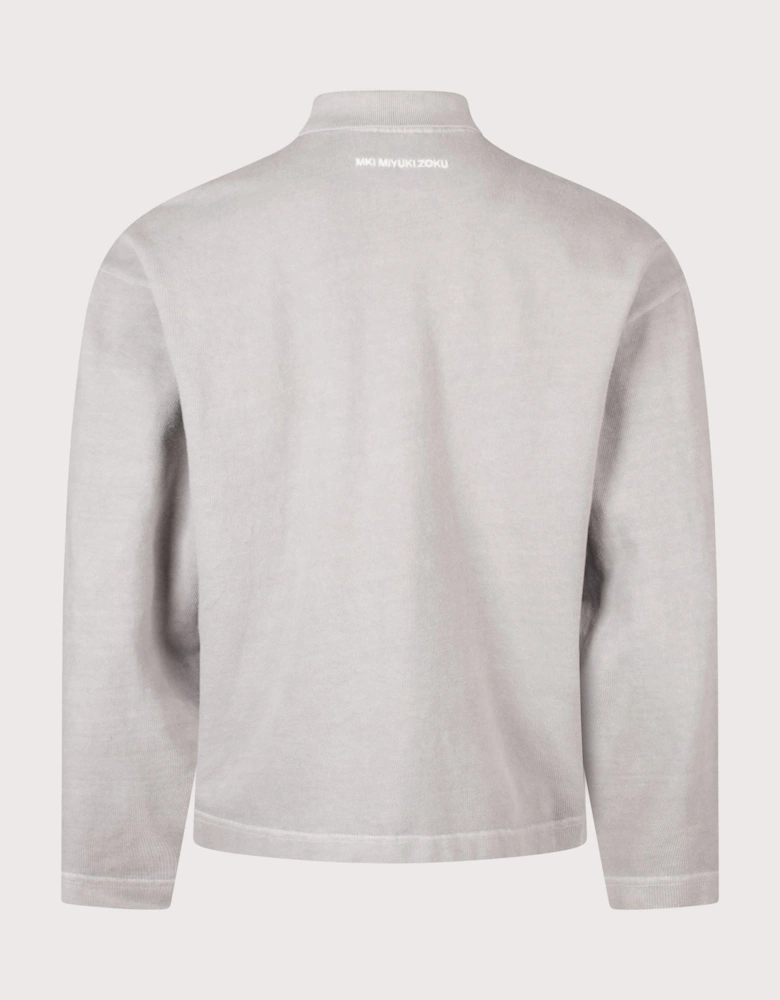 Relaxed Box Fit 400 GSM Pigment Dyed Rugby Shirt