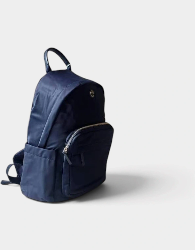 Nylon Backpack Navy Blue
