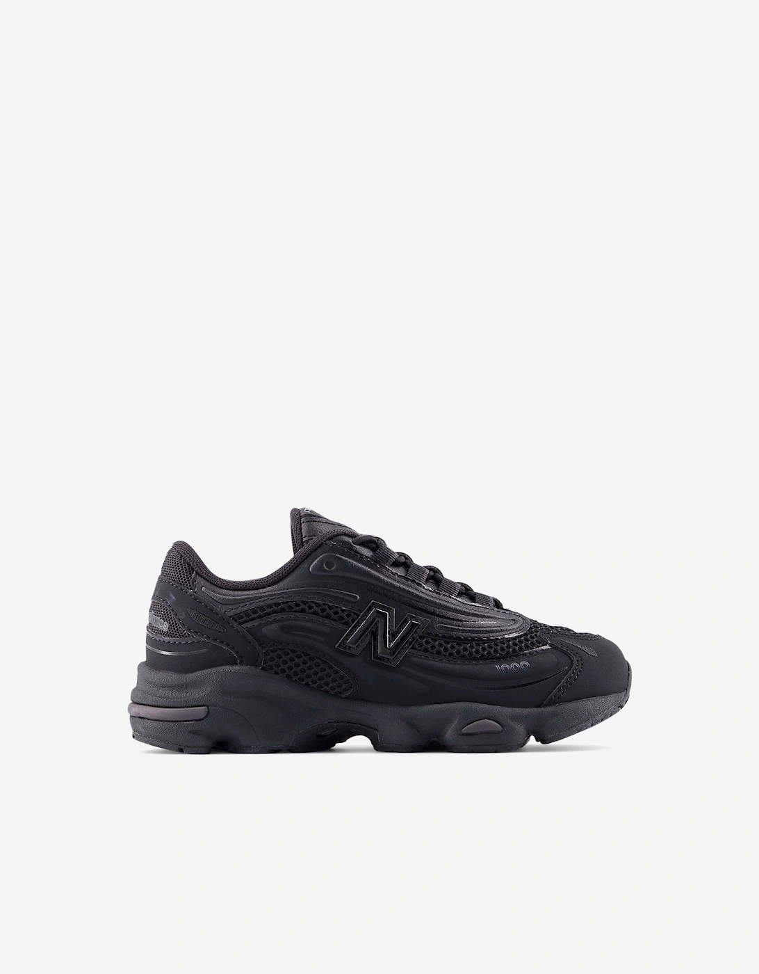 New Balance Boys Black Kids 1000 Trainers In - Eu 35 Uk 2.5 Us 3 - Image 4
