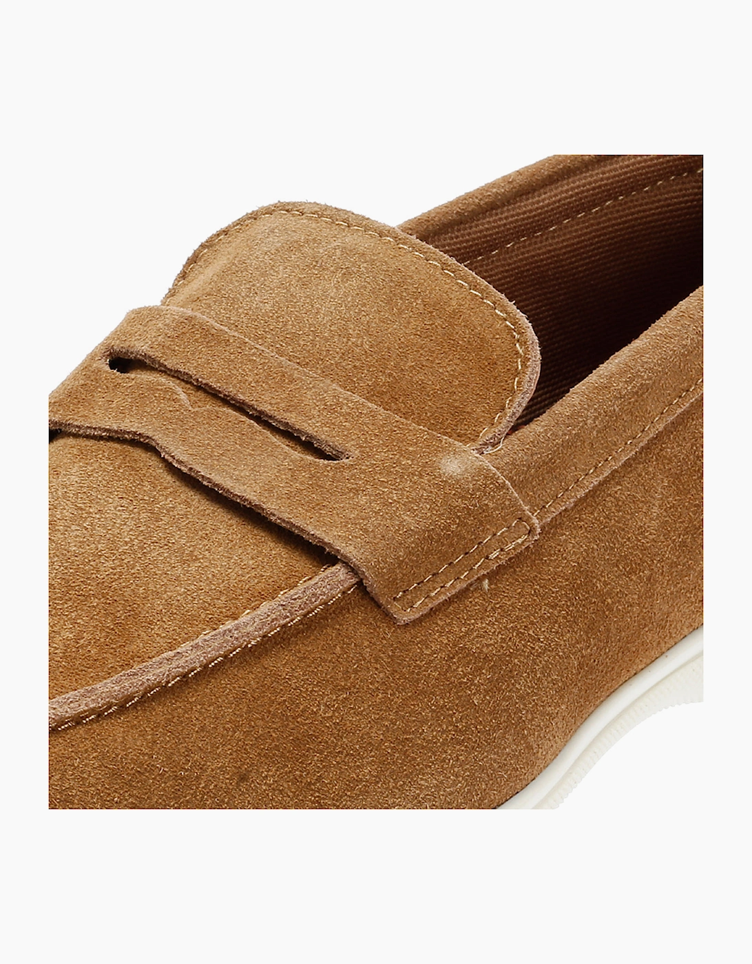 Antique Rogue Anton Suede Men's Stone Loafers