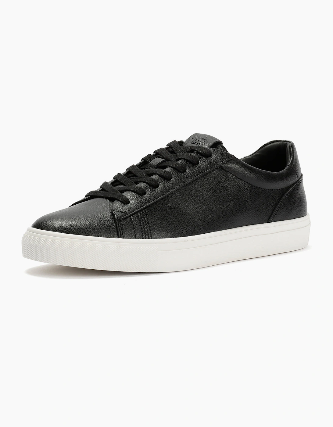 Antique Rogue Gibbs Leather Men's Black Trainers