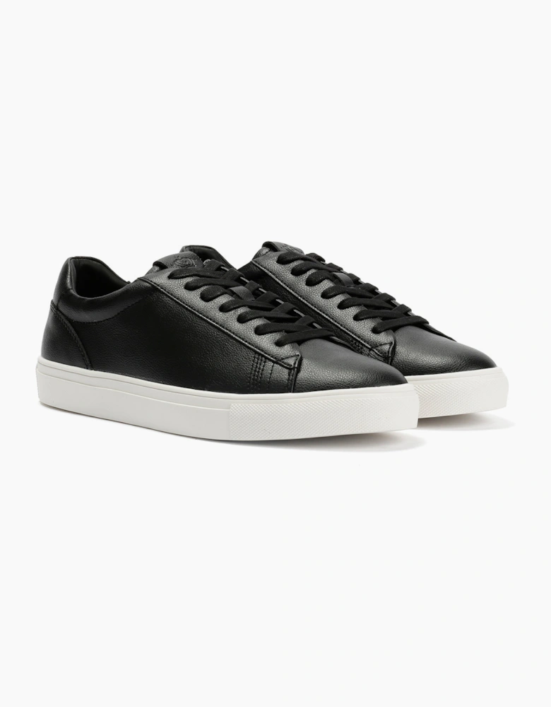 Antique Rogue Gibbs Leather Men's Black Trainers
