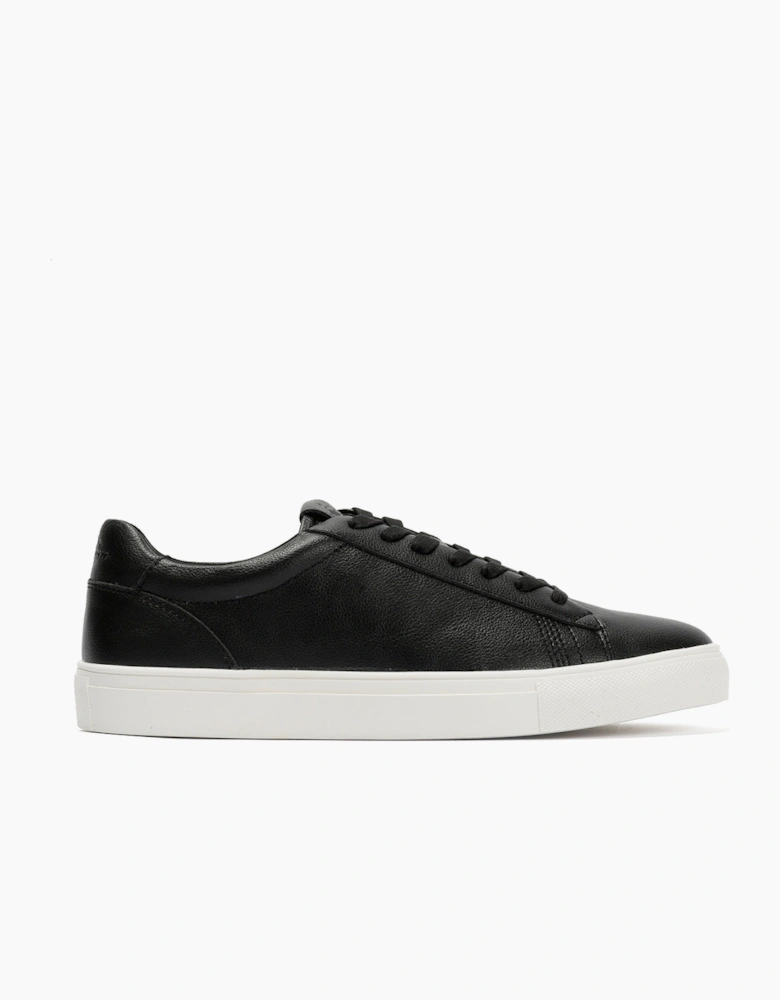 Antique Rogue Gibbs Leather Men's Black Trainers