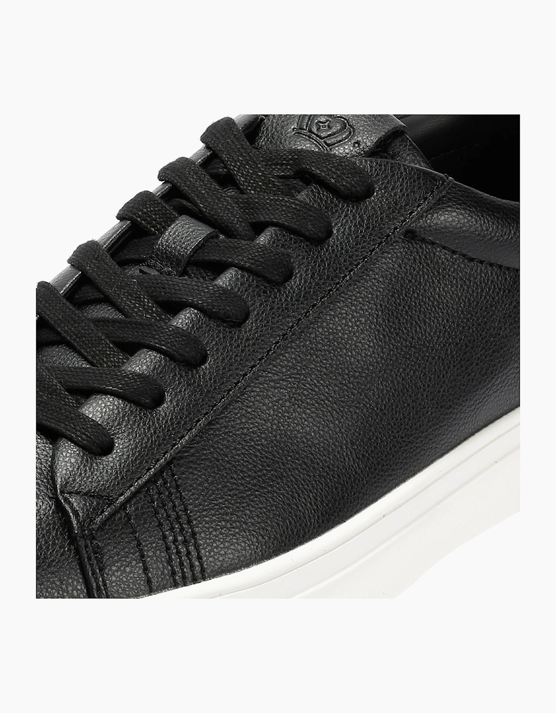 Antique Rogue Gibbs Leather Men's Black Trainers