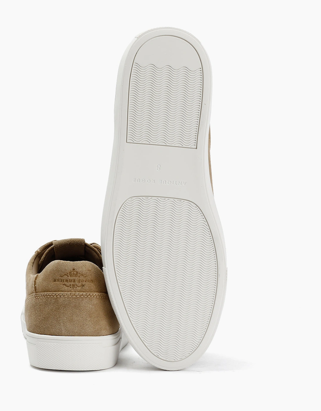 Antique Rogue Gibbs Suede Men's Stone Trainers