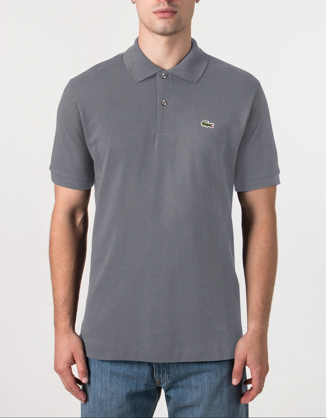 Classic Fit L1212 Croc Logo Polo Shirt
