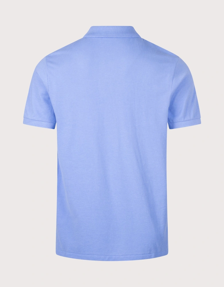 Custom Slim Fit Mesh Polo Shirt